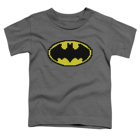 Batman - Pixel Symbol - Toddler Short Sleeve Shirt - 2T