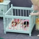 thumbnail image 2 of Cuna de madera para bebé Dollhouse Furniture, escala 1/12, con cama rosa, 2 of 3