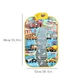 thumbnail image 4 of Children'S Stepping Piano Game Mat, With 8 Transport Sounds And Notes, Foldable For Indoor And Outdoor Use, 4 of 9