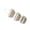 White Brown, variant on 3-Tier Hanging Basket Soft Cotton Rope Wall Storage Organizer Closet Door Hanging Caddy, White Brown (28.7 in / 73 cm)
