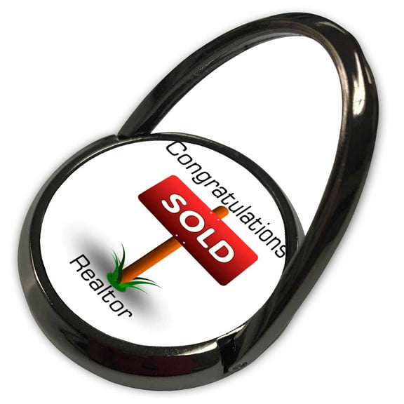 3dRose, Image of Congratulations For Realtor With Sold Sign, Phone Ring