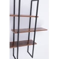 thumbnail image 5 of Fichiouy 3-Tier Floating Shelf Modern Wall Mounted Bookshelf Durable Storage & Organzier for Living Room Study Bathroom, 5 of 7