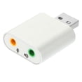 thumbnail image 1 of Adaptador de sonido estéreo externo USB de aluminio de alta resistencia para Windows y, 1 of 6