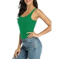 thumbnail image 4 of Débardeur pour Femme avec Soutien-Gorge Intégré, Camisole à Larges Bretelles Ajustables, Tricot de Coton, 4 of 6