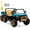 Blue, variant on Rugerasy 24V All Terrain Ride-on Dump Truck,4WD 6-Wheel 2-Seater UTV with Parent Remote Control,Electric Dump Bed & Shovel,Bluetooth Music,LED Headlights for Ages 3-8,Black