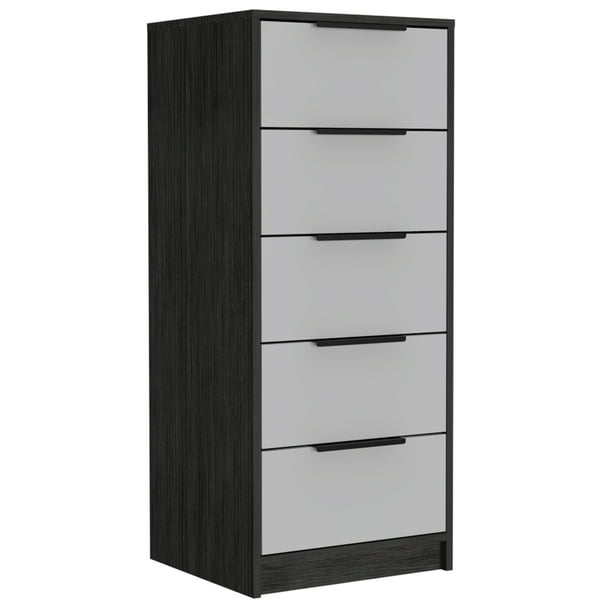 Drawer Vertical Dresser Grey Oak White, Large Dark Wood Dresser