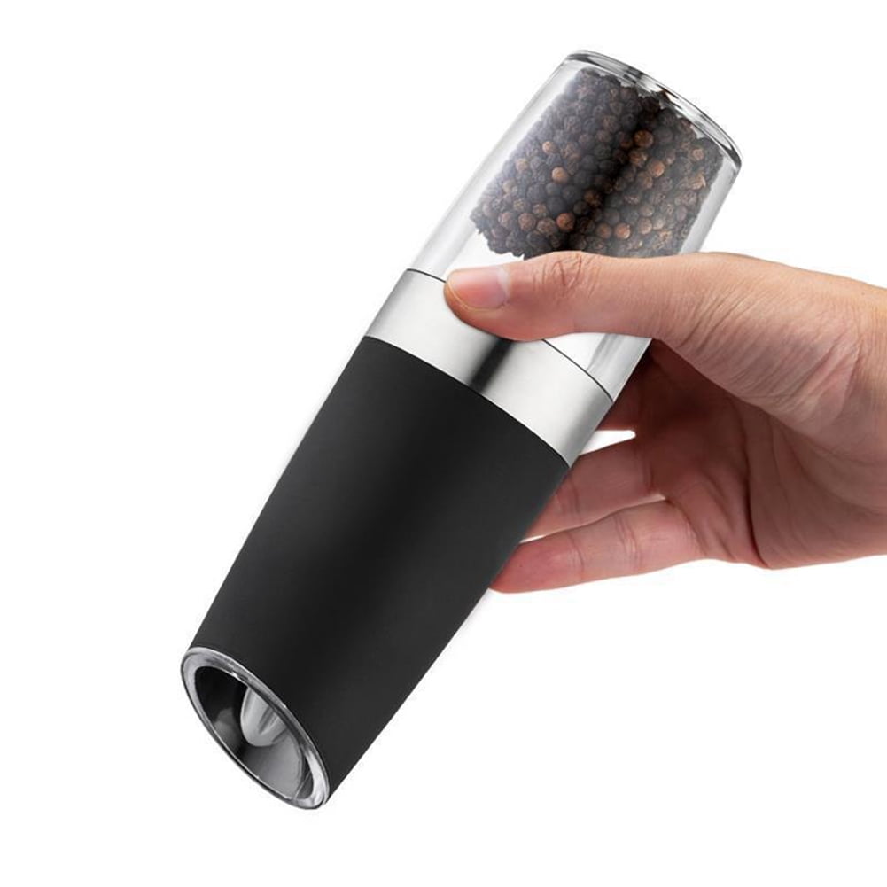 Lowestbest Kitchen Electric Salt or Pepper Grinder with LED Light for Cooking, Black, (Batteries not included) Lowestbest Kitchen Electric Salt or Pepper Grinder with LED Light for Cooking, Black, (Batteries not included)