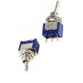 thumbnail image 2 of 10 Pcs Mini Interrupteurs à Bascule Miniatures Bleus Mts-102 3 Broches Spdt On 6A 125Vac, 2 of 8