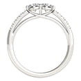 thumbnail image 2 of 14k White Gold Two Stone Round Diamond Ring (5/8 cttw) Size 7.5, 2 of 4