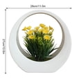thumbnail image 2 of Fake Flower Pot Hanging Simulation Bonsai Table Artificial Potted Plant Plastic Home Decor,Maoww, 2 of 9