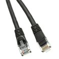 thumbnail image 1 of Cat6 Black Ethernet Patch Cable, Snagless & Molded Boot - 1 ft., 1 of 1