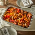 thumbnail image 6 of EZ Foil All Purpose 12 LB Roaster Disposable Aluminum Pan with Lid, 13 x 9 in., 1 Count, 6 of 7