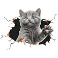 thumbnail image 1 of 3D Cute Cat Car Sticker Car Scratch Occlusion Cute Car Sticker Creative Personalized Cat Car Stickers24*18cm, 1 of 3