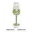 thumbnail image 3 of 420/830ml Nordic Colored Glass Cup Wine Glasses Creative Hand-painted Flowers Pattern Cup Wedding, 3 of 5