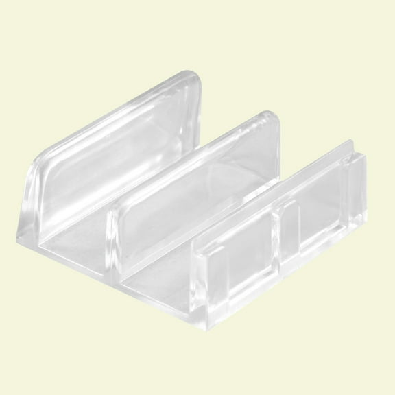 Prime-Line Products M 6059 Clear Plastic, Tub and Shower Enclosure Bottom Guide (Pack of 2)
