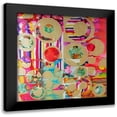 thumbnail image 1 of Asha 20x20 Black Modern Framed Museum Art Print Titled - Cerneala 19, 1 of 5