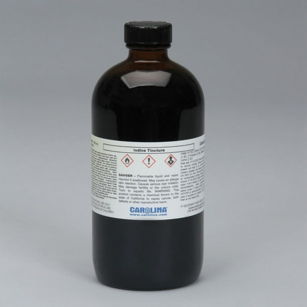 Iodine Tincture, Laboratory Grade, 500 Ml - Walmart.com