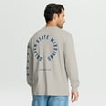 thumbnail image 2 of Men's Fanatics Cream Golden State Warriors Crossover Collection Ball Screen Action Premium Long Sleeve T-Shirt, 2 of 5