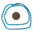 thumbnail image 2 of The Bead Chest Turquoise-Style Bicone Beads 6x3mm Afghanistan Blue Stone 16 Inch Strand, 2 of 4