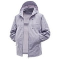 thumbnail image 2 of Styesk Mens Shirts Man Solid-Color Casual Sun-Proof Outdoors Drawstring Raglan-Sleeve Long Sleeve Hooded Blouse, 2 of 6