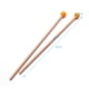 thumbnail image 3 of Baquetas profesionales para marimba/xilófono, mango de arce y cabeza de goma, diseño ergonómico, color naranja, longitud total de 365mm, ideales para percusión., 3 of 6