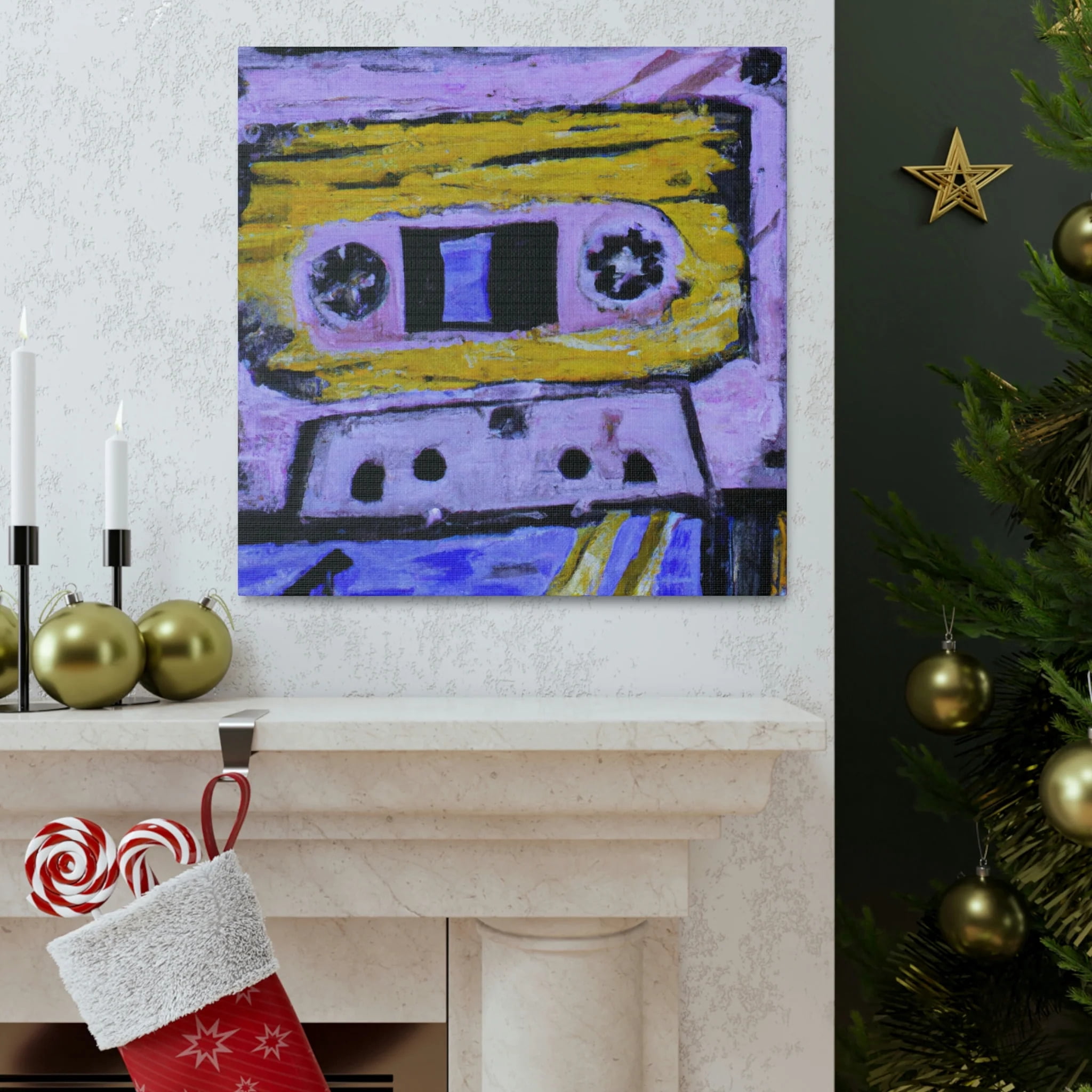 Cassette Tape Reflection - Canvas