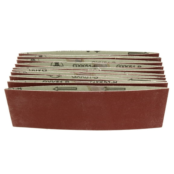 Uxcell 3" x 18" 400 Grit Lapped Joint Aluminum Oxide Sanding Belts 10 Pack