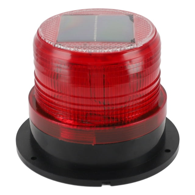 LED Warning Light, Solar Powered Flashing Light High Brightness For Truck Red,Yellow,Blue,Green,White,Reddish Blue