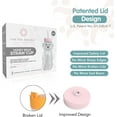 thumbnail image 4 of The 730 Project Honey Bear Transition Sippy Cup with Straw, 8 oz, Pink, 3 Pack, 4 of 7