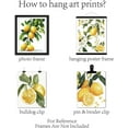 thumbnail image 4 of Aingg 4Pcs Lemon Tree Canvas Wall Art Fruit Painting Unframed Abstract Lemon Branch Picture Print Poster Artwork Decoration for Home Kitchen Farmhouse Rustic Signs Wall Decor, 4 of 6