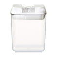 thumbnail image 1 of Airtight Plastic Food Storage Container with Sealed Buckle Lid - 1.5 Quart Rectangular Kitchen Jar for Grains, Rice, Pasta & Dry Goods - Clear Stackable Pantry Organizer - Dishwasher Safe Akmoler, 1 of 9