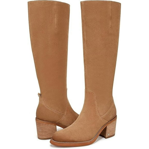 Sam Edelman Women's Soyer Knee High Boot Golden Caramel Suede 5M