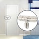 thumbnail image 2 of JM Pestillo de puerta con pestillo deslizante de 4 pulgadas, cerradura de puerta de seguridad, acabado cepillado de acero inoxidable JM, 2 of 5