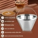 thumbnail image 4 of Filtro de Café de Acero Inoxidable, Adecuado para Reemplazo de Filtro de Café, Filtro de Café Permanente de 4 Conos, 2 Piezas, 4 of 5