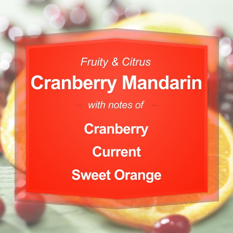 Cranberry Mandarin Scented Single-Wick Jar Candle, 20 oz photo 4