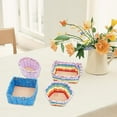 thumbnail image 4 of 15 Set Basket Weaving Kit Basket Making Kit for Beginners Creative Woven Bowl Raffia Basket Arts and Crafts Projects with Instruction Easter Basket Activities for Easter Eggs, 4 of 5