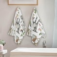 thumbnail image 4 of Watercolor Sheep Pumpkin 2 PCS Hand Towels for Bathroom, Autumn Dog Harvest Kitchen Towel Ultra Soft and Absorbent Decorative Fingertip Face Bath Towels for Spa & Hotel, 28.3"x 14.4", 4 of 5