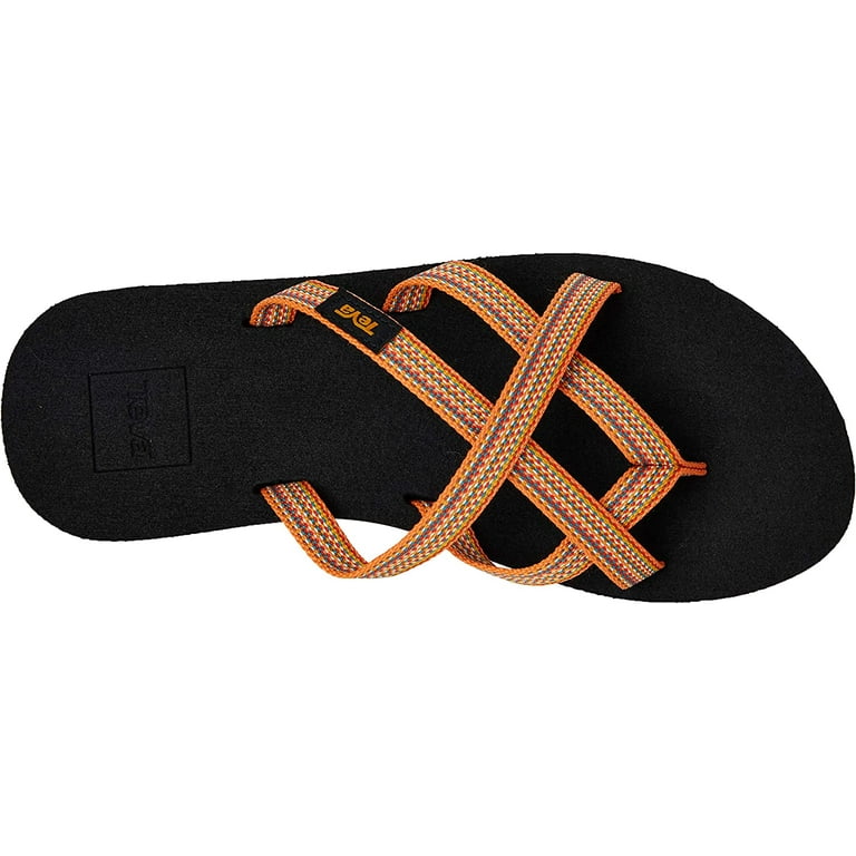 6840 ASNF Teva Women s Olowahu Flip Flops Antigous Sunflower