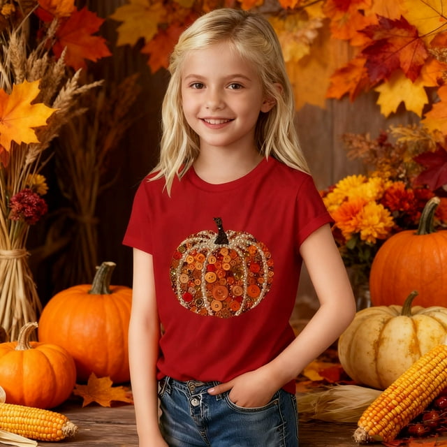 hengsof Basic Short Sleeve Graphic T-shirts for Toddlers and Children