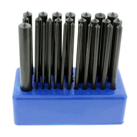 

ABN | Hole Transfer Punch Set for Steel 28 Piece Transfer Punch Set 3/32”–17/32”