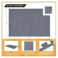 thumbnail image 3 of Pack - 1/2" Extra Thick Floor for Home Gym Floor Padding for Kids - High-Density Interlocking Foam Floor Tiles for Gym Equipment, Play Area, Yoga, Cardio, Weights, MMA, 3 of 7