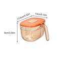 thumbnail image 3 of Standing Lid Seasoning Jar Glass Shaker Kitchen Seasoning Bottle Jar Household Seasoning Oil Pot MSG Seasoning Box With Spoon, 3 of 6