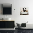 thumbnail image 3 of Country Animals Farmhouse Claw Bathtub Canvas Art, 24 x 24, 3 of 6