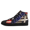 thumbnail image 3 of Christian Cross High Top Canvas Shoes Sneakers Black Size 11, 3 of 7