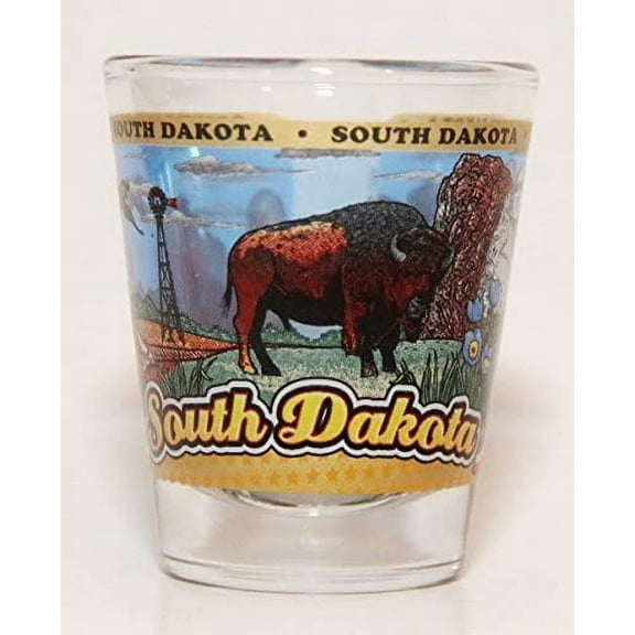 South Dakota State Wraparound Shot Glass