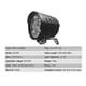 thumbnail image 3 of Bike Front and Ebike Rear Light Set Input 36V 48V 52V 60V with DK336 Light Horn Turning Switch E-Bi, 3 of 5