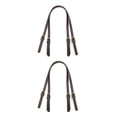 thumbnail image 2 of Shengyu 2pcs Handbag PU Leather Ropes Girl Messenger Bag Straps Crossbody Pack Bands Purse Decoration Replacing Parts DIY Accessory Dark Coffee 2Set, 2 of 6