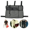 thumbnail image 6 of Yucurem Multi-Pocket Walker Bag, Rollator Organizer, Armrest Side Storage Bag for Seniors Elderly, Wheelchair Side Hanging Storage Bag (Grey), 6 of 10