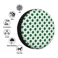 thumbnail image 4 of Daiia St. Patrick’s day Pattern Tire Covers , Travel Trailer Camper Truck SUV Motorhome Waterproof Wheel Cover, Sun Rain Snow Protector-16 inch, 4 of 6