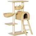 thumbnail image 1 of PawHut Arbre à Chat pour Chats d'Intérieur Centre d'Activités pour Chaton Lit de Repos Jouet 39 Pouces, 1 of 10